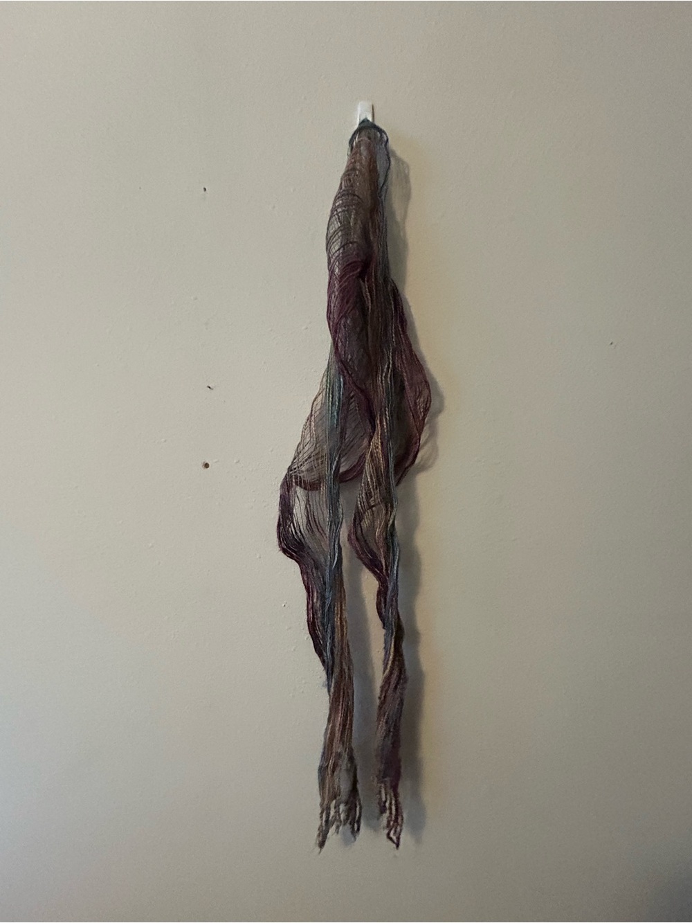 Fleur made in Italy Hand-Dyed Decorative Yarn Wall Tassel - Multi-Color